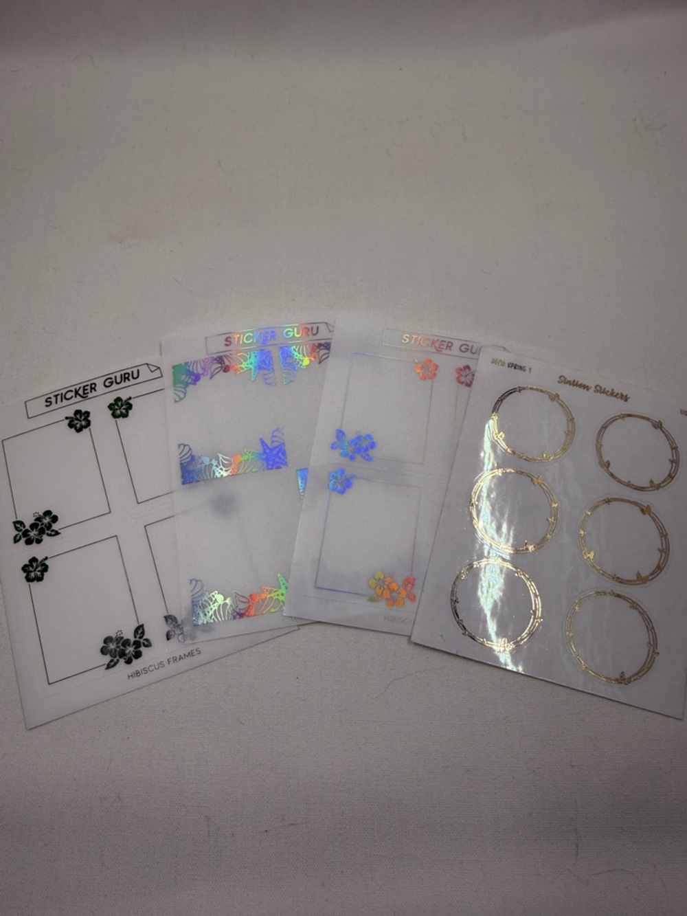 Mystery Destash Sticker Guru Planner Stickers 4+ 11 Spring/Summer Sticker Sheets